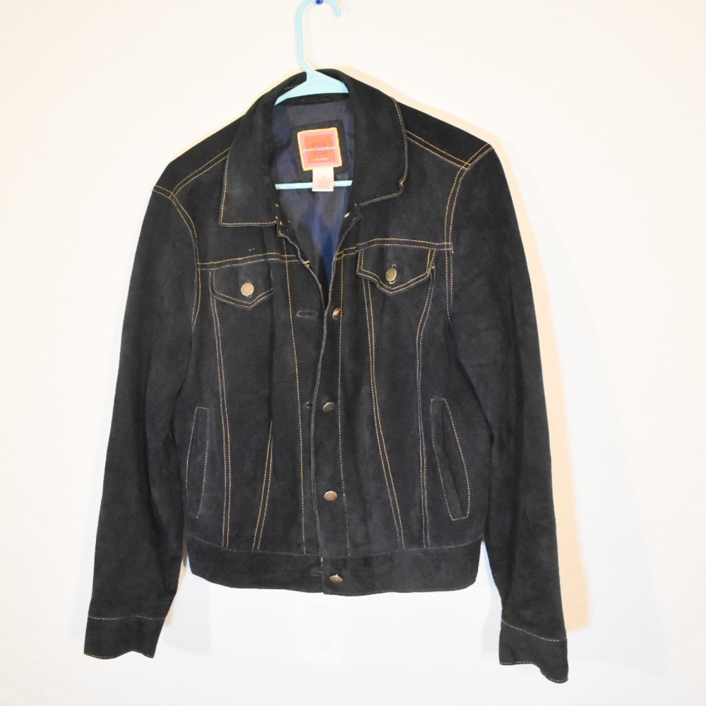 Isaac Mizrahi Jacket with Genuine Leather Lining